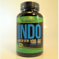 Kratom Kaps - INDO (Green Vein) Organic Capsules (100 ct .5gr)